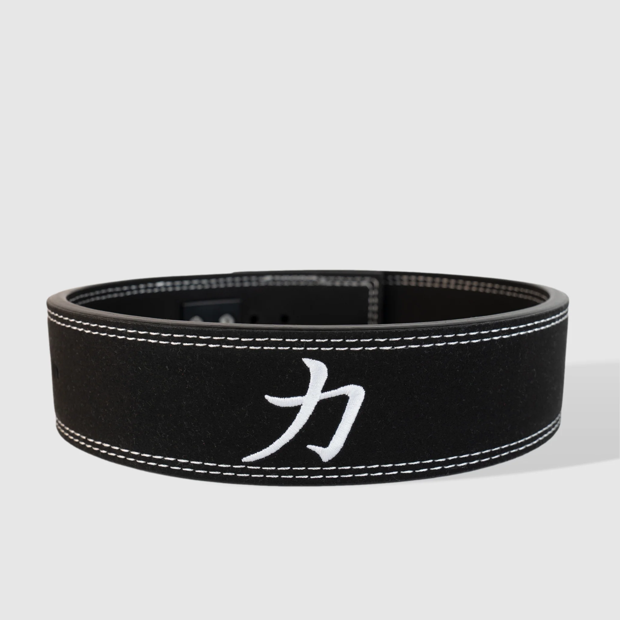 Narrow 7.6cm Black Lever Belt, 10mm - IPF Approved - Image 2