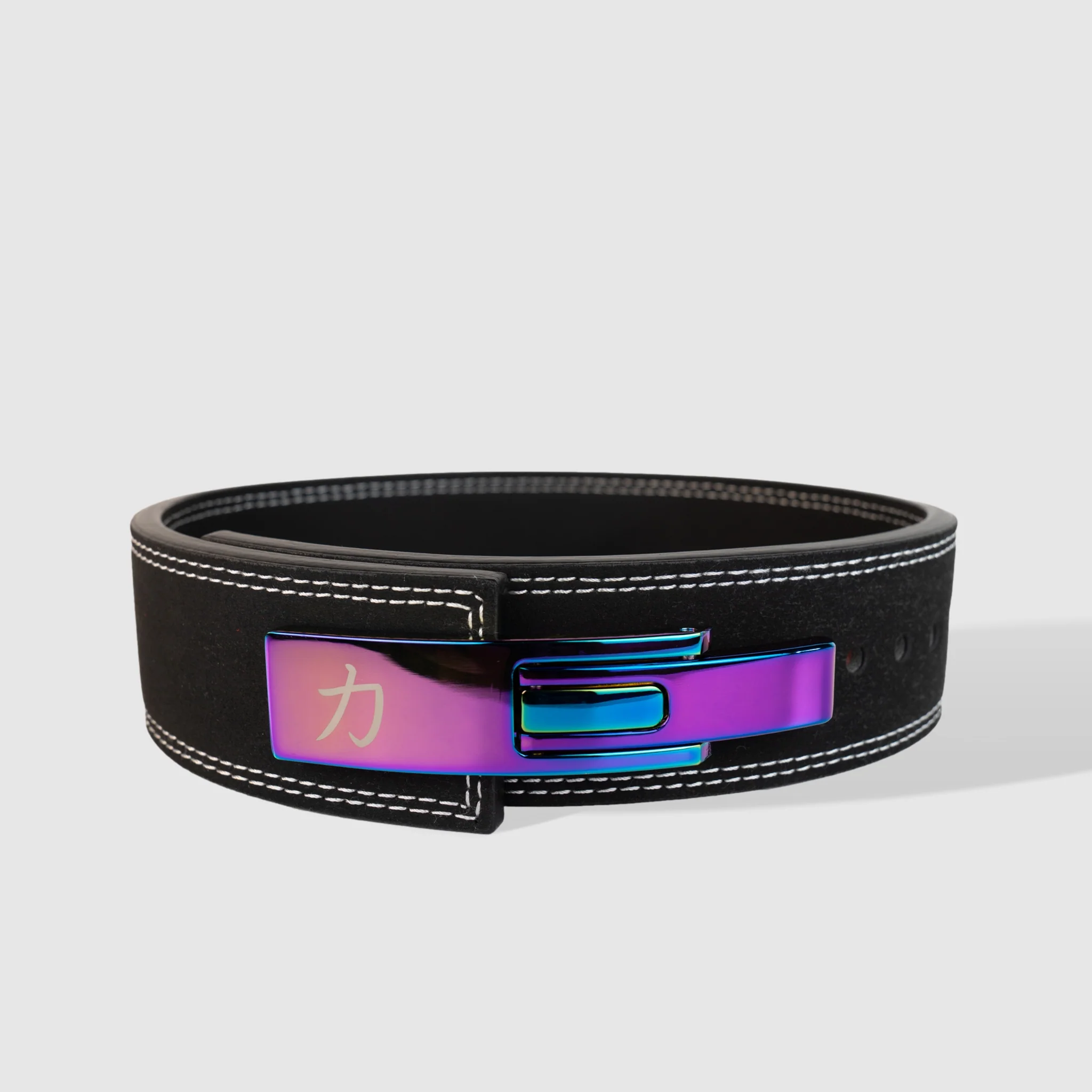 Narrow 7.6cm Black Lever Belt, 10mm - IPF Approved - Image 5