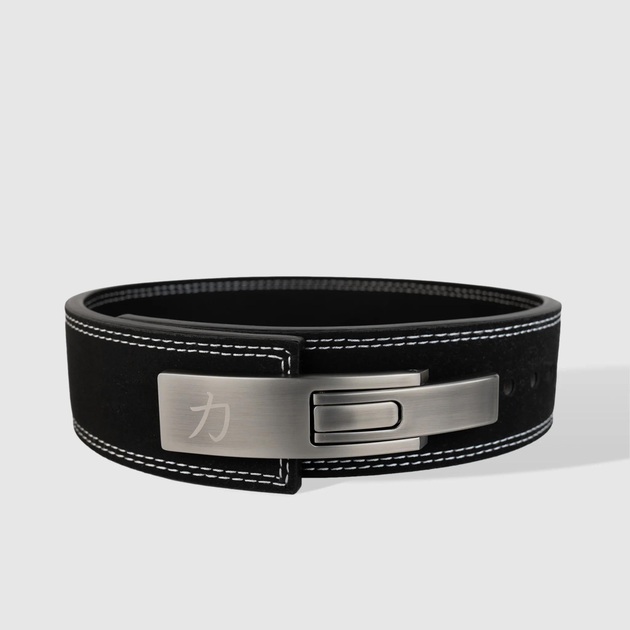Narrow 7.6cm Black Lever Belt, 10mm - IPF Approved - Image 6