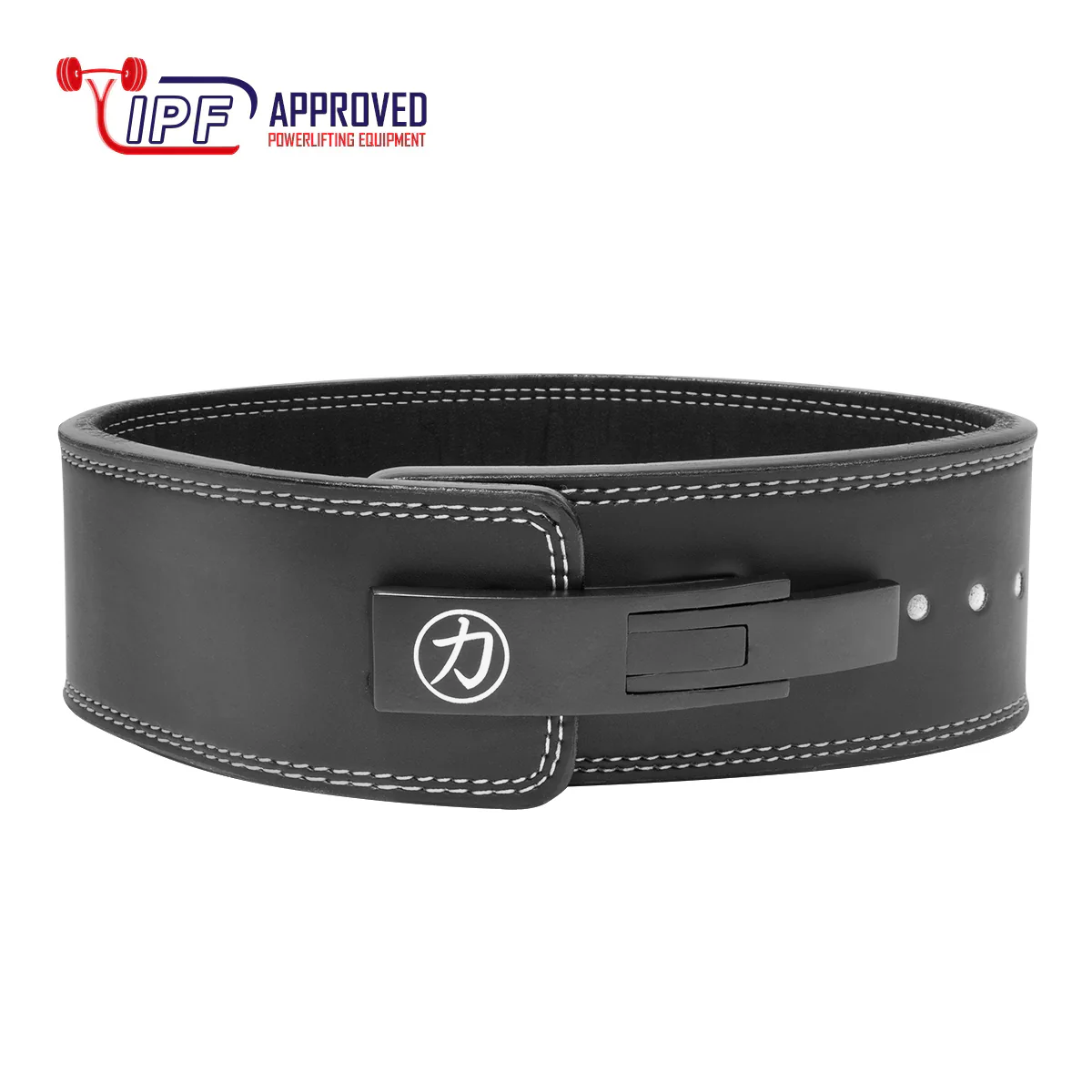 Embossed Black Lever Belt, 13mm - IPF Approved - Image 2