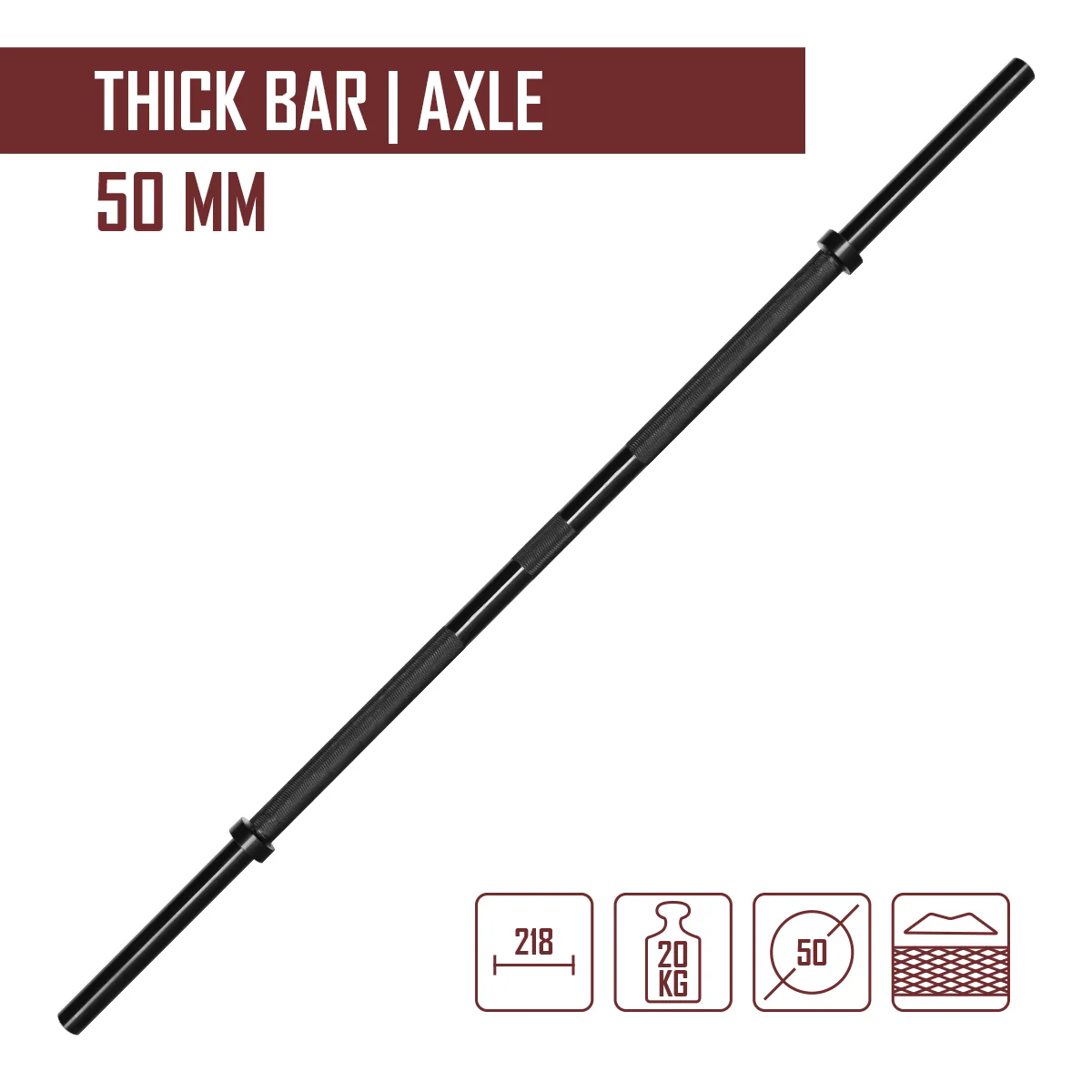 Thick Bar/Axle - 50MM - Image 2
