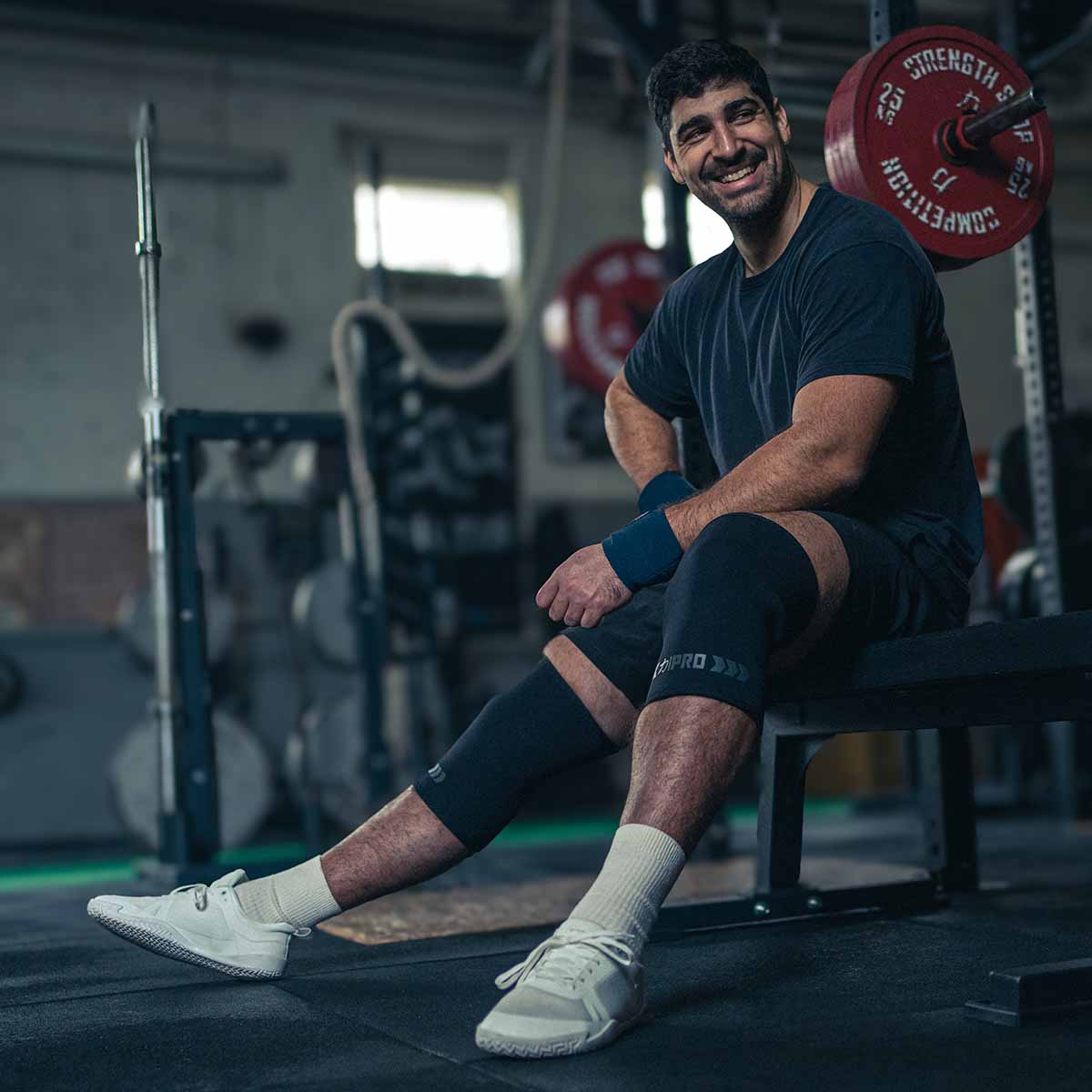 7mm Inferno PRO Knee Sleeves - Extra Stiff Neoprene, Stealth - IPF Approved - Image 6