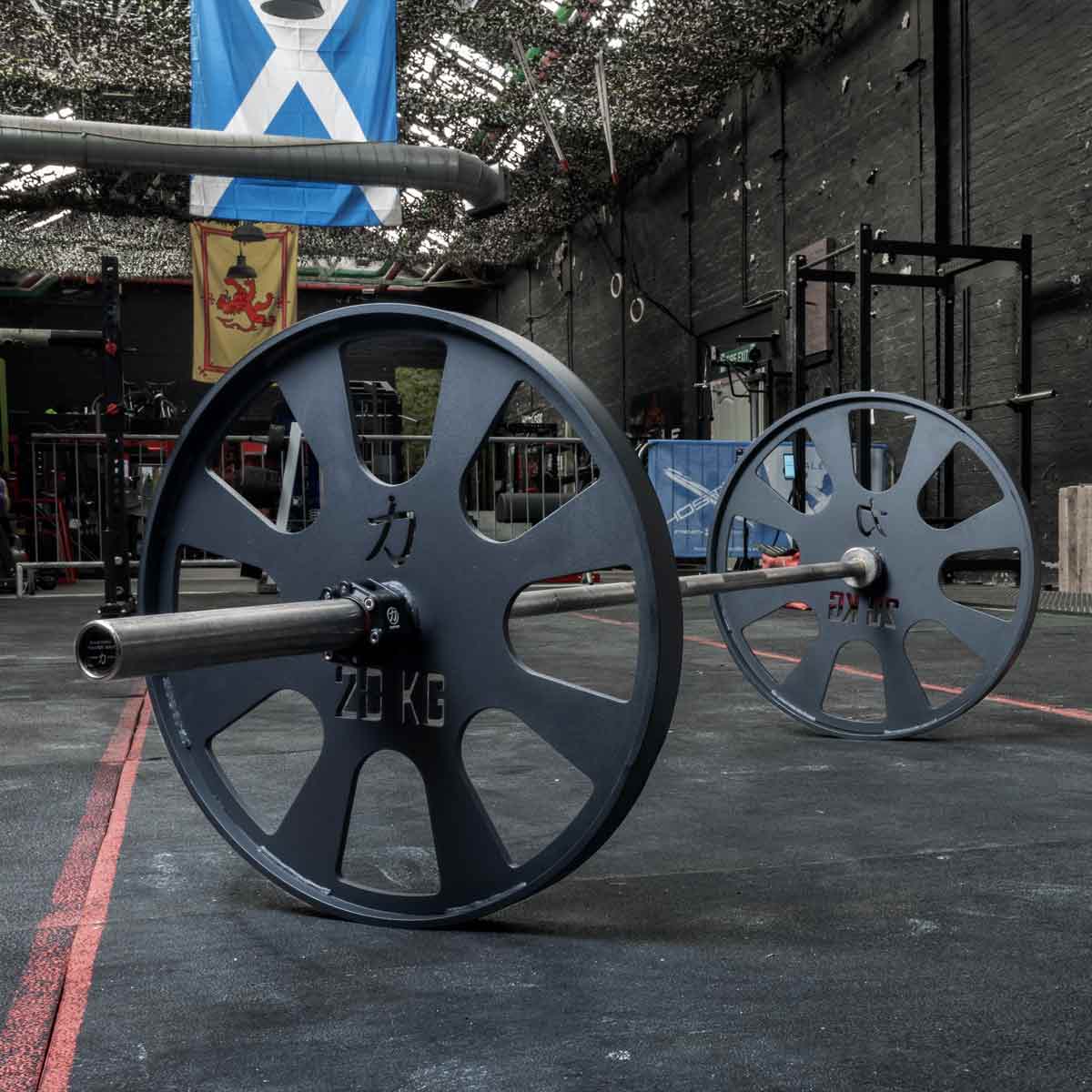 Apollon Wheels – Pair, 20kg per Wheel, Black Powder Coated - Image 2