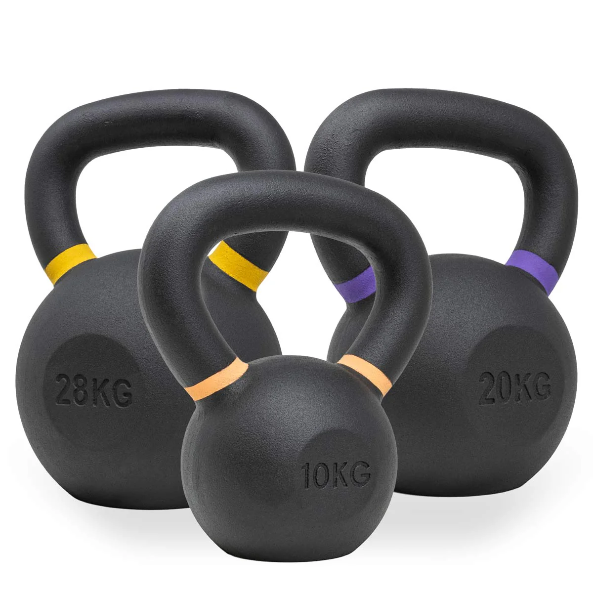 B-WARE Strength Shop Cast Iron Kettlebells - Single Mould, Powder Coated, 4-64KG - Image 26