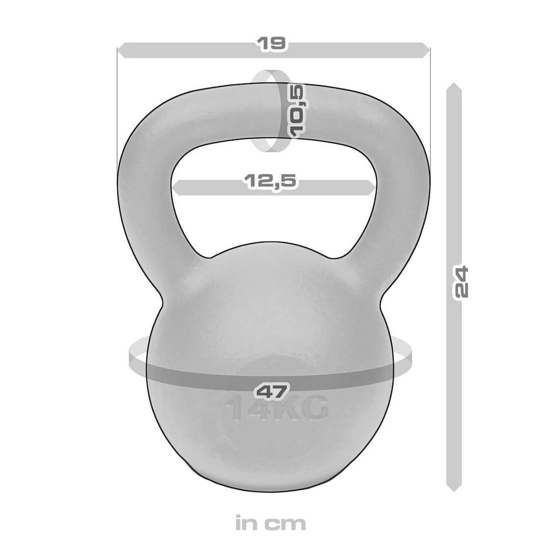 B-WARE Strength Shop Cast Iron Kettlebells - Single Mould, Powder Coated, 4-64KG - Image 37