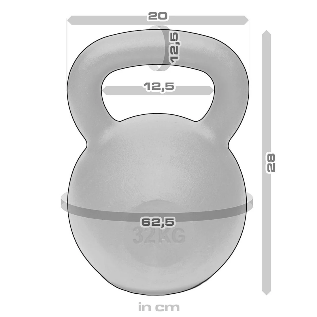 B-WARE Strength Shop Cast Iron Kettlebells - Single Mould, Powder Coated, 4-64KG - Image 42