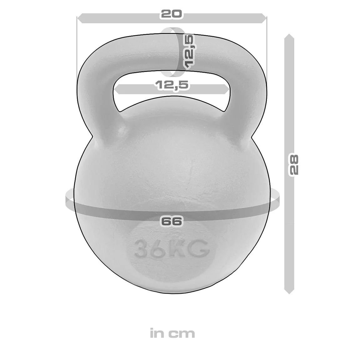 B-WARE Strength Shop Cast Iron Kettlebells - Single Mould, Powder Coated, 4-64KG - Image 43