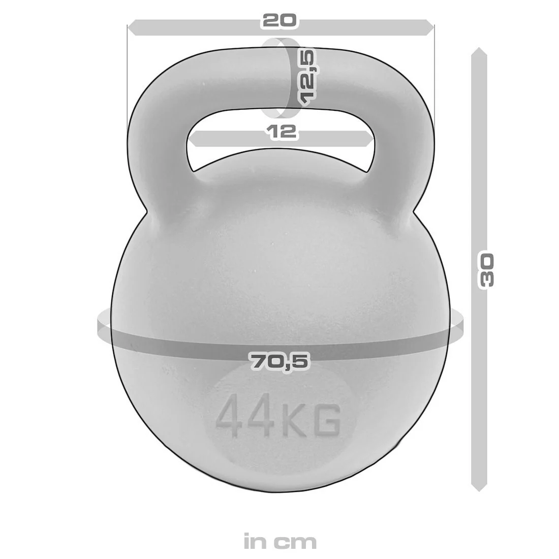 B-WARE Strength Shop Cast Iron Kettlebells - Single Mould, Powder Coated, 4-64KG - Image 45