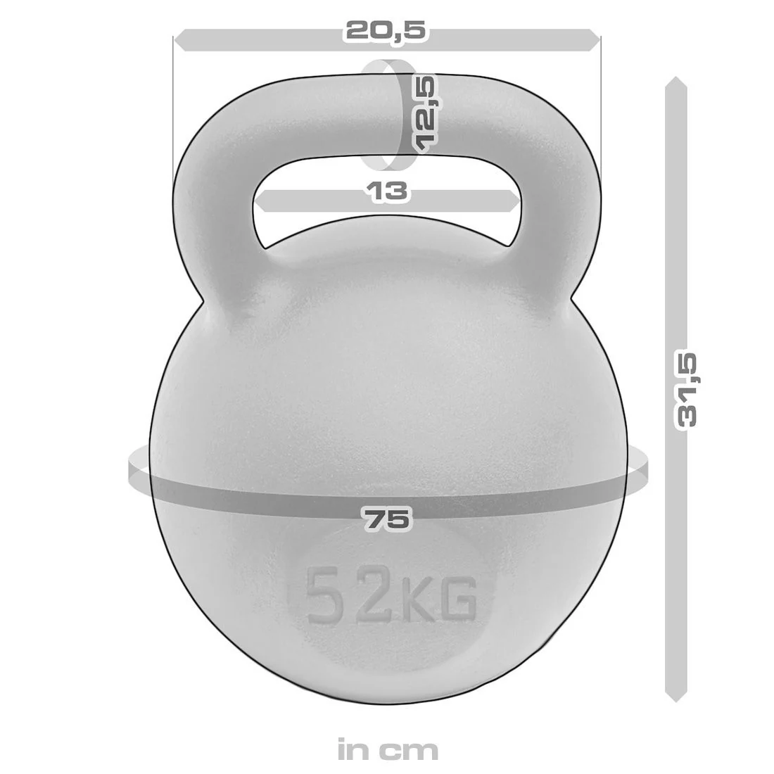 B-WARE Strength Shop Cast Iron Kettlebells - Single Mould, Powder Coated, 4-64KG - Image 47