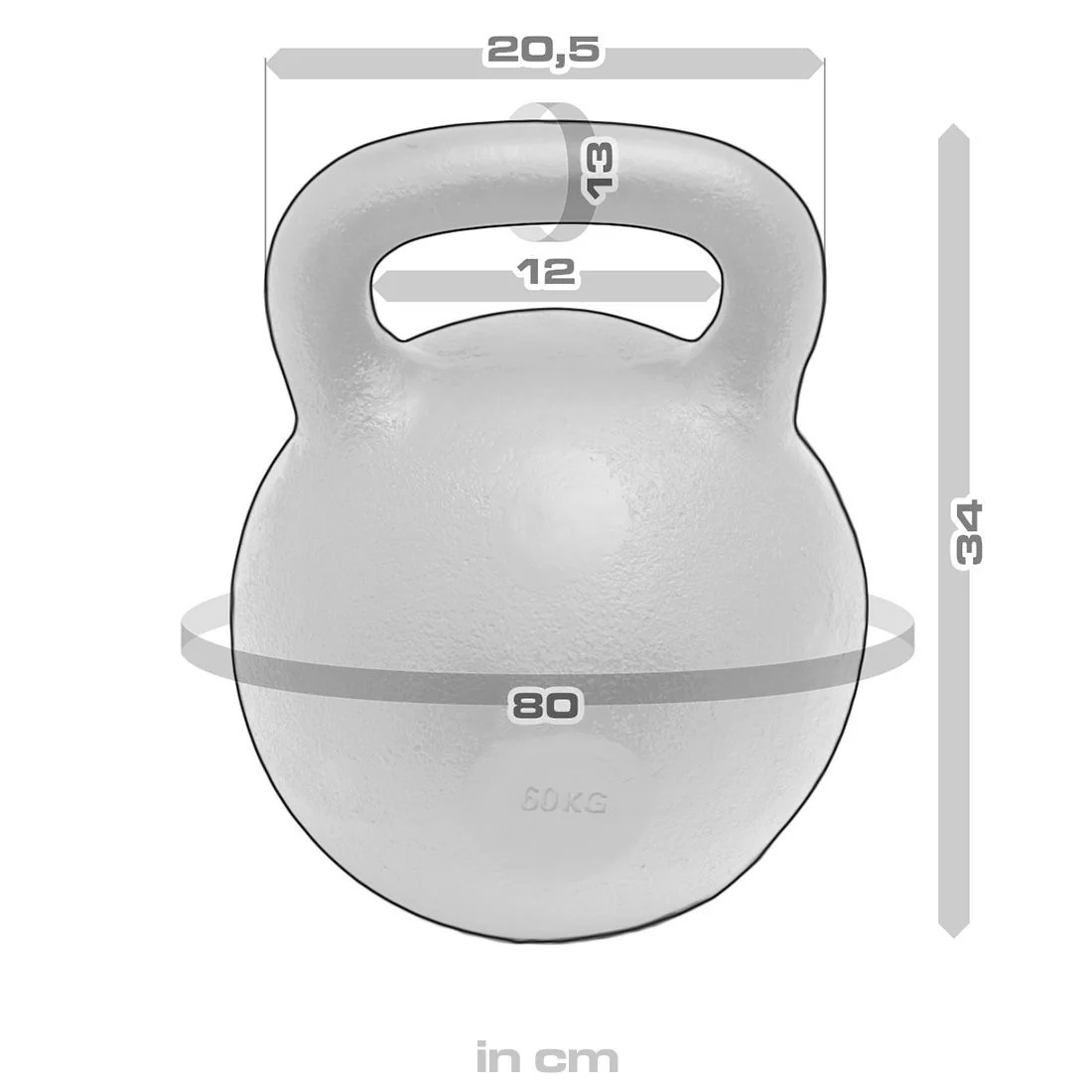 B-WARE Strength Shop Cast Iron Kettlebells - Single Mould, Powder Coated, 4-64KG - Image 49