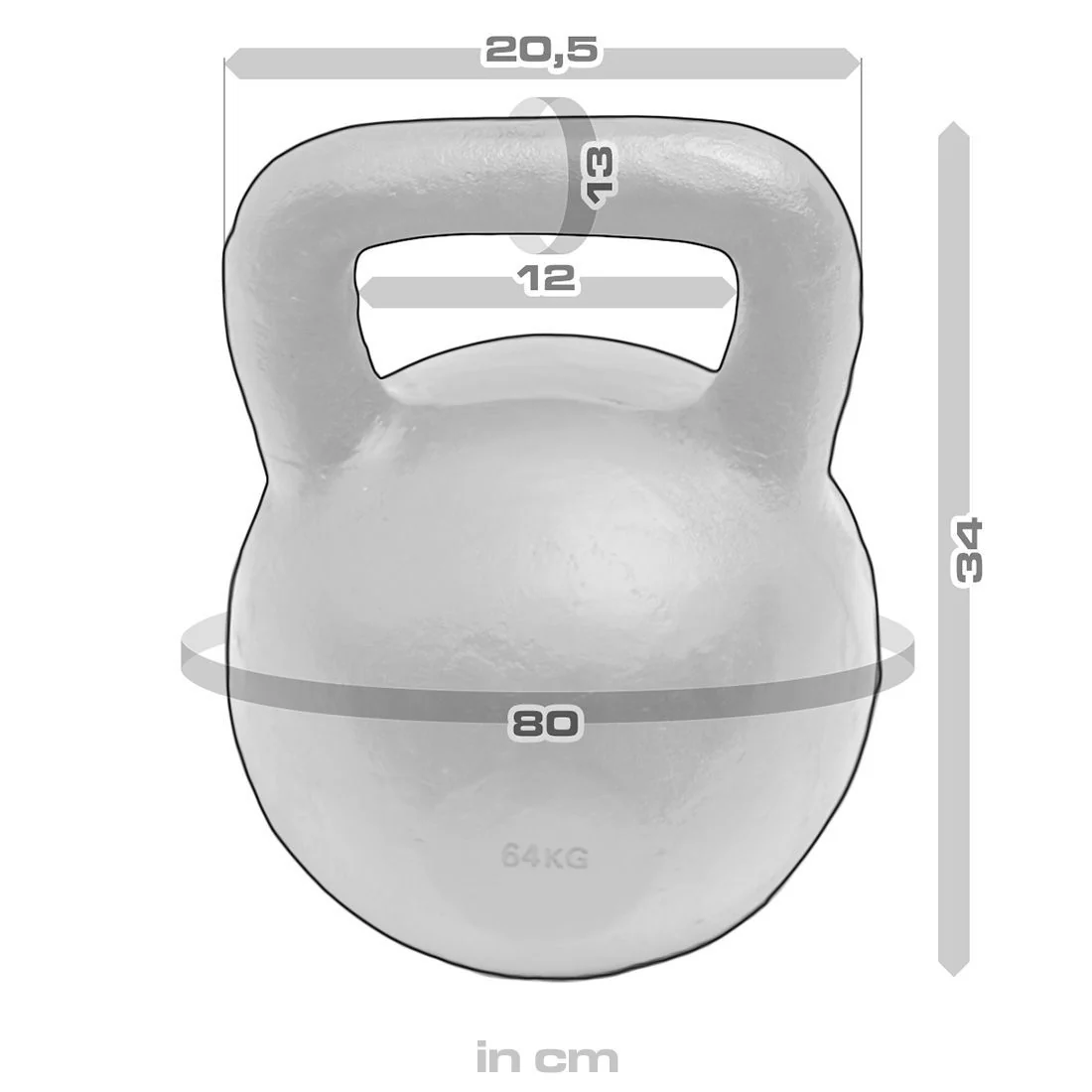 B-WARE Strength Shop Cast Iron Kettlebells - Single Mould, Powder Coated, 4-64KG - Image 50