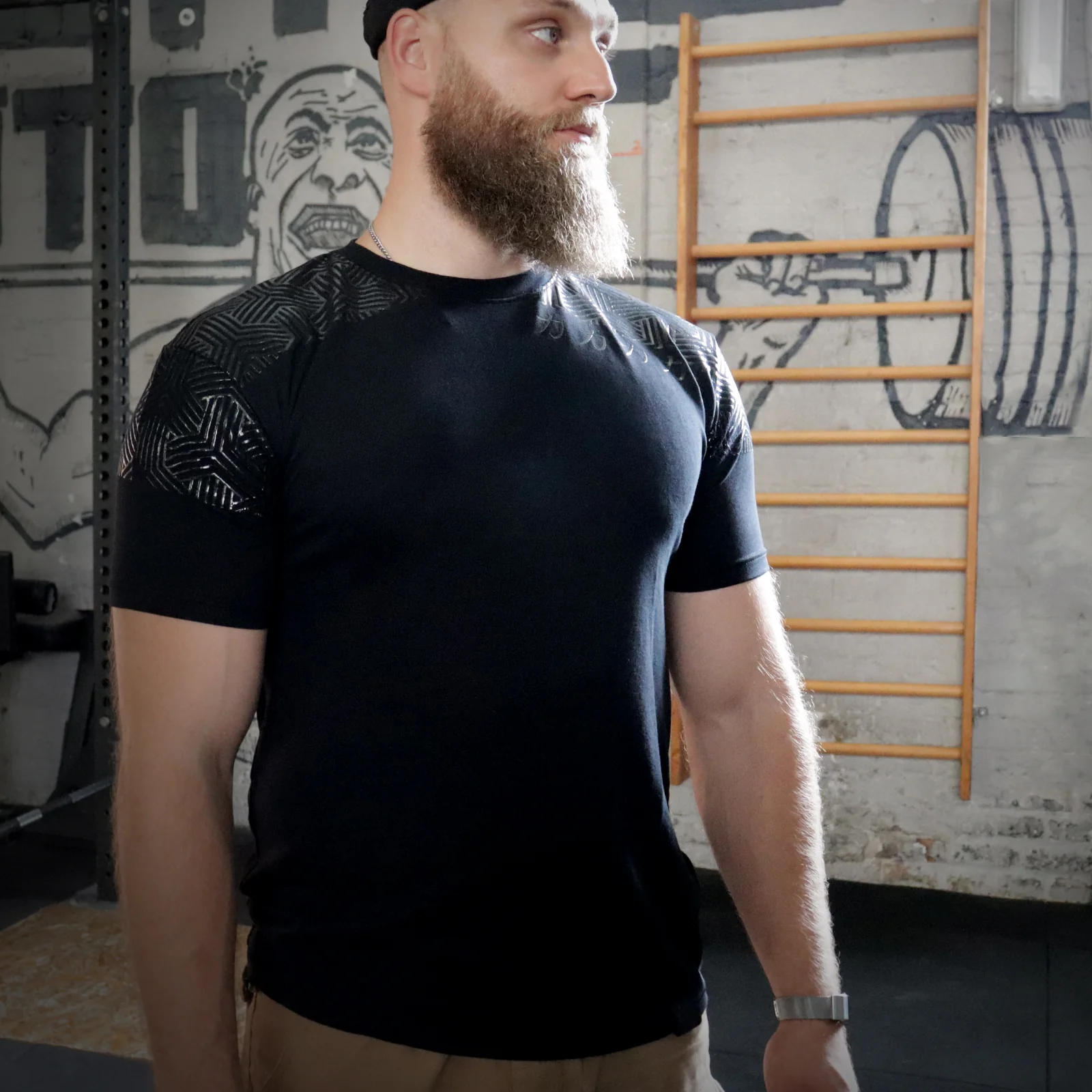 Barbell Grip Shirt, Black - Image 5