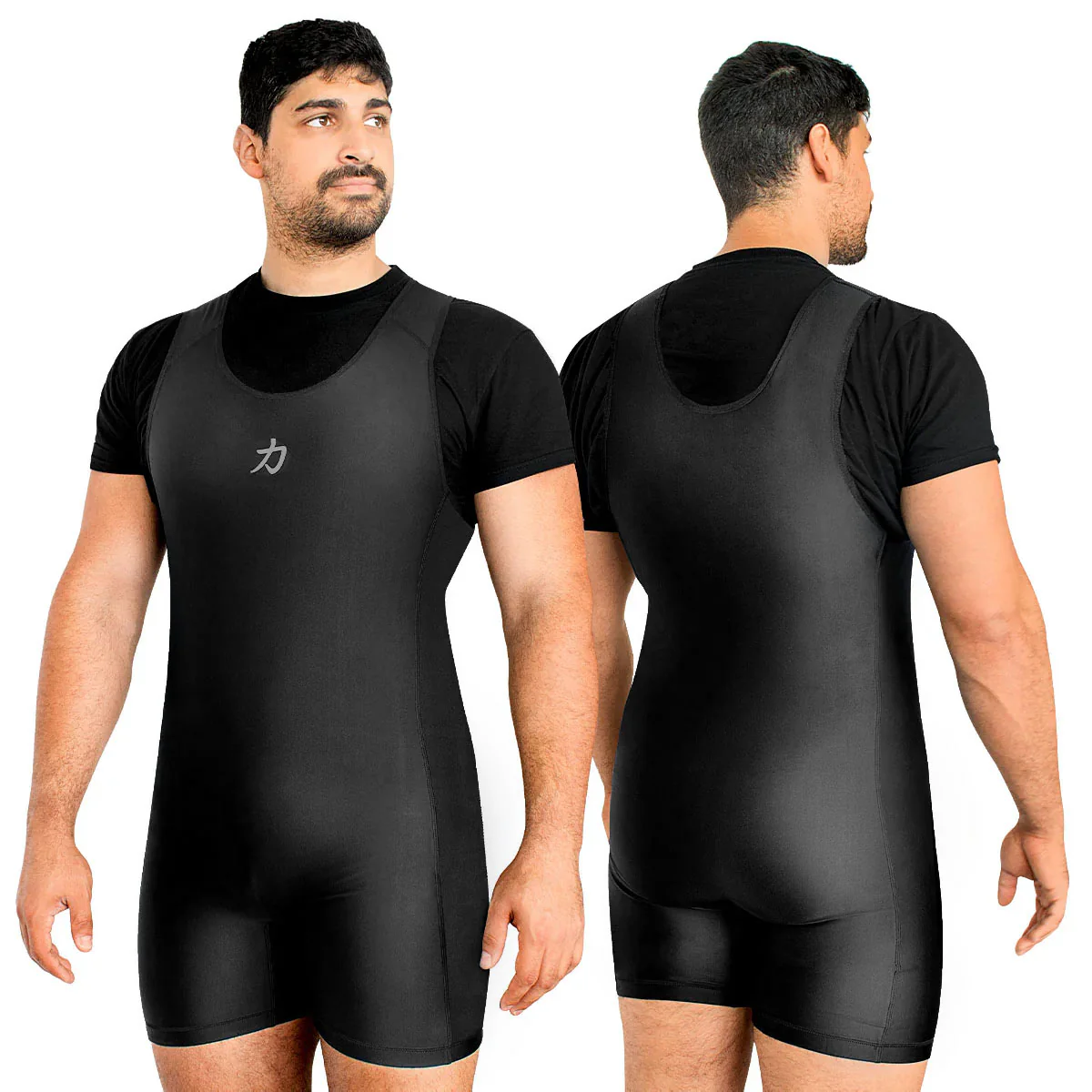 Black Singlet with Grey Logo, Unisex – IPF Approved - Image 3
