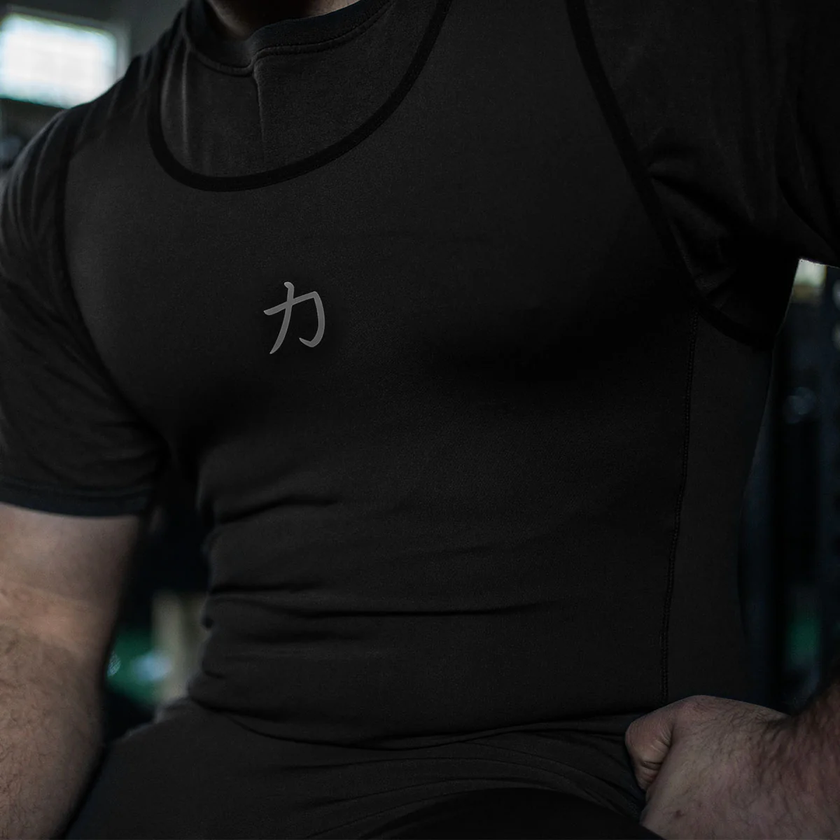 Black Singlet with Grey Logo, Unisex – IPF Approved - Image 5
