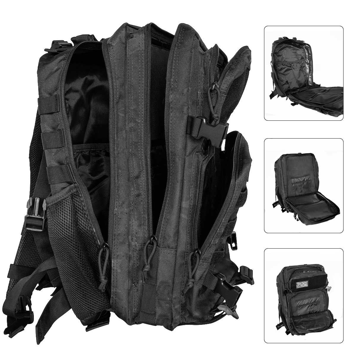 Training Backpack 2.0, Black - Add Extra Patches - Image 4
