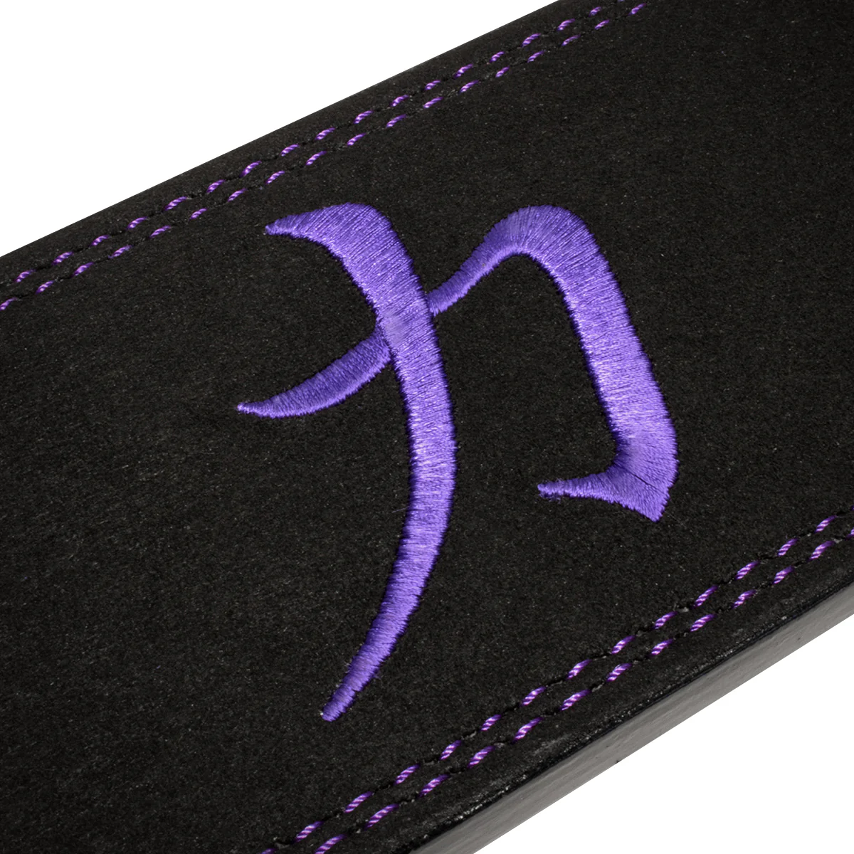 Black w/ Purple Stitching Lever Belt, 10mm - IPF Approved - Image 8