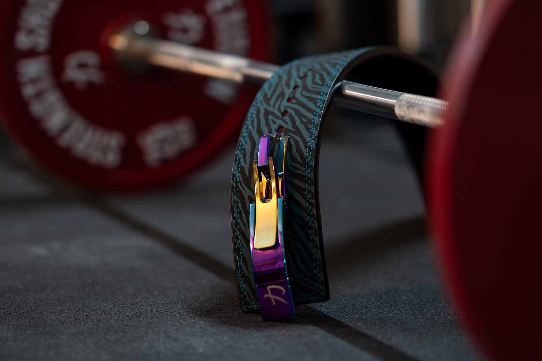 Blue Tiger Print Lever Belt, 10mm - IPF Approved - Image 16