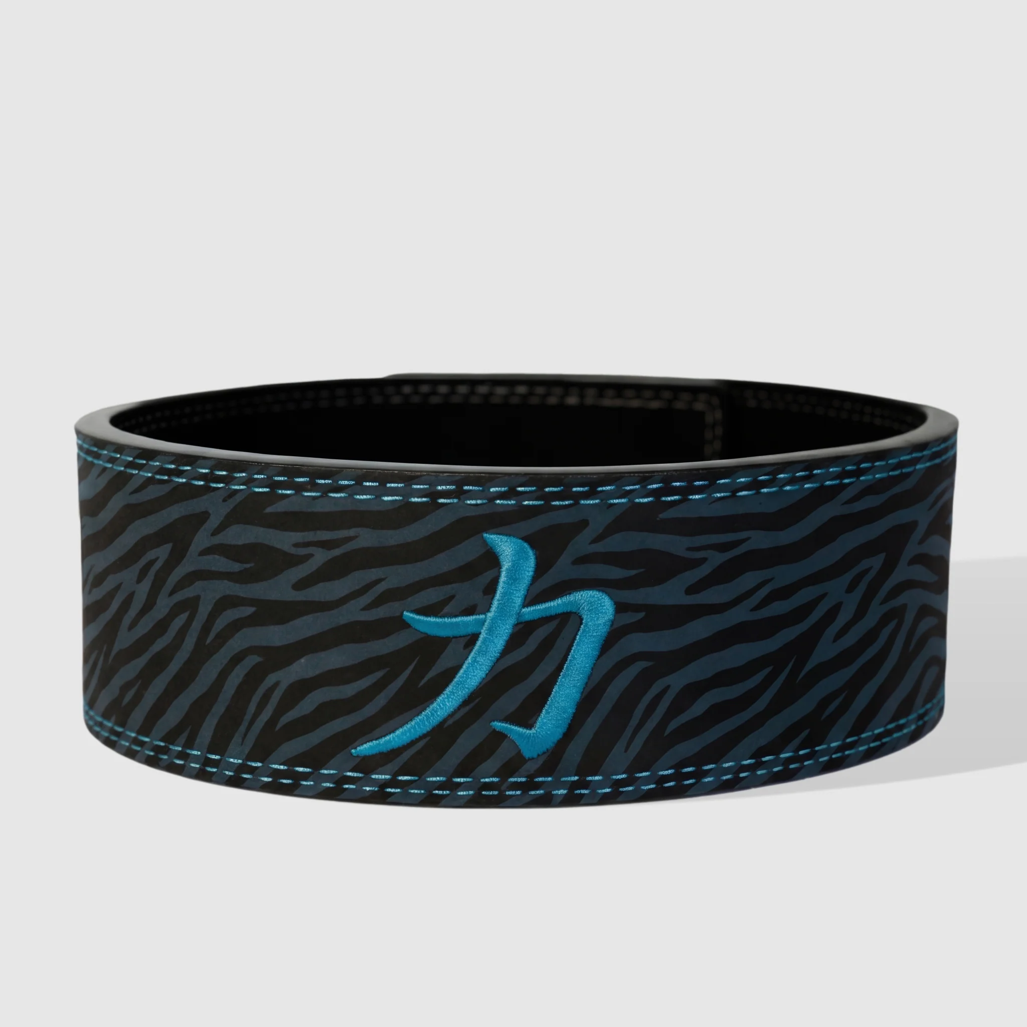 Blue Tiger Print Lever Belt, 10mm - IPF Approved - Image 7