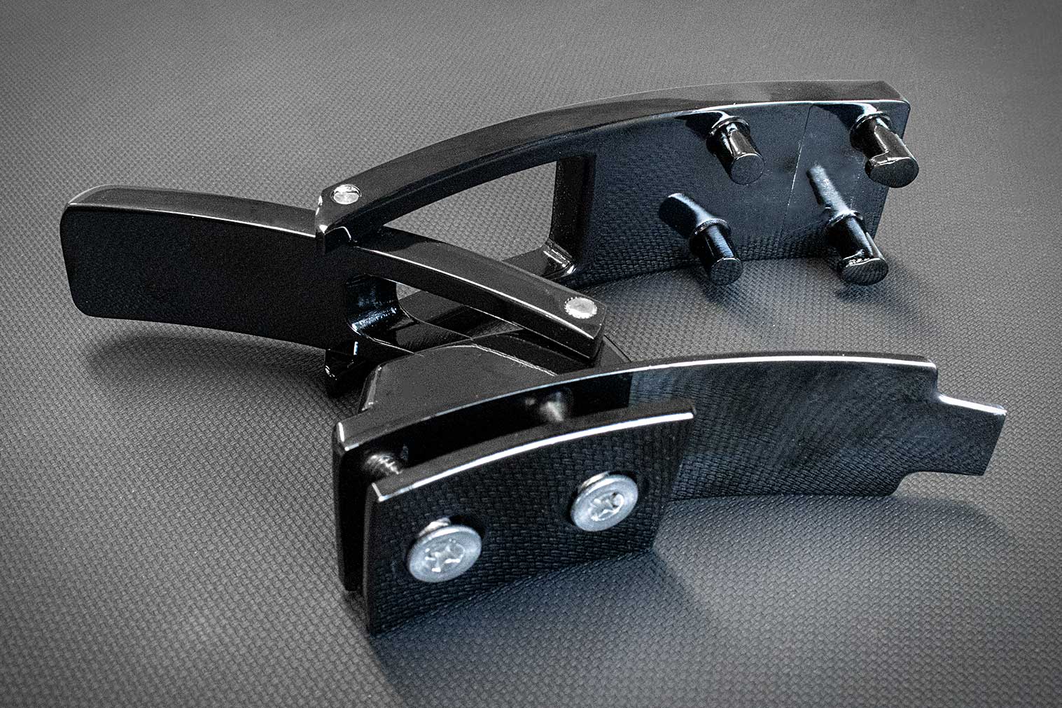 Obsidian Black Lever Buckle - Lifetime Warranty - Image 3