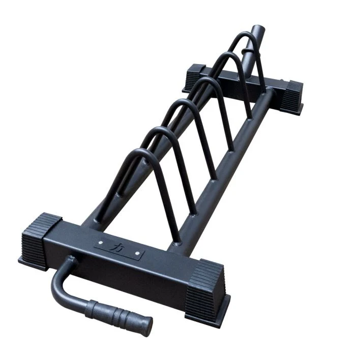 Bumper Plate Toast Rack – Horizontal Storage, Black - Image 3