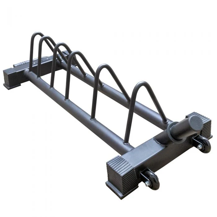 Bumper Plate Toast Rack – Horizontal Storage, Black - Image 4