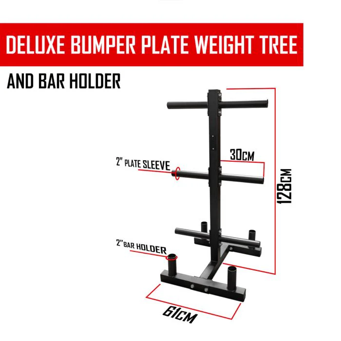 Bumper Plate Tree - 4 Bar Holders - Image 4