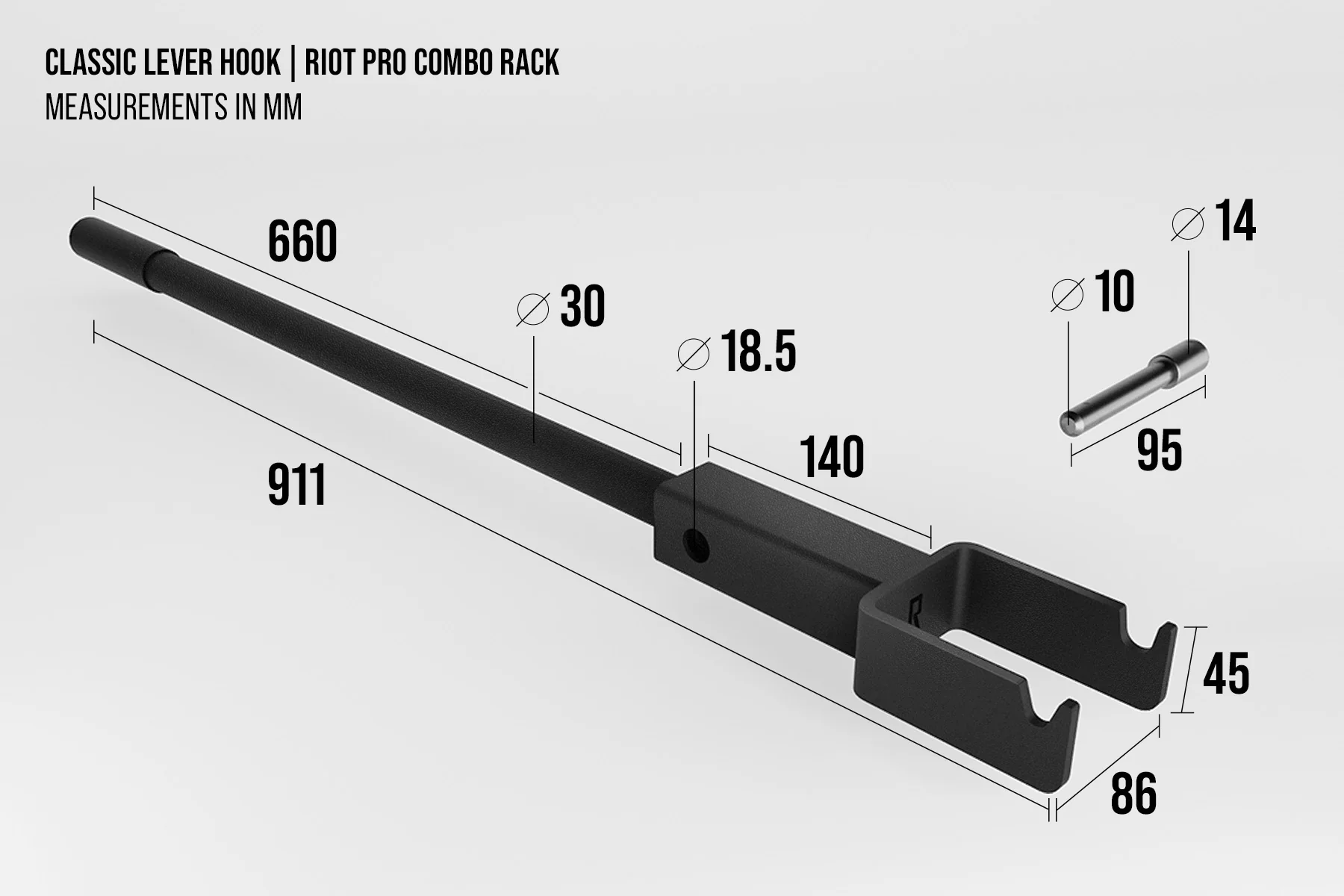 Classic Adjustment Handles - PRO Combo Rack - Image 3