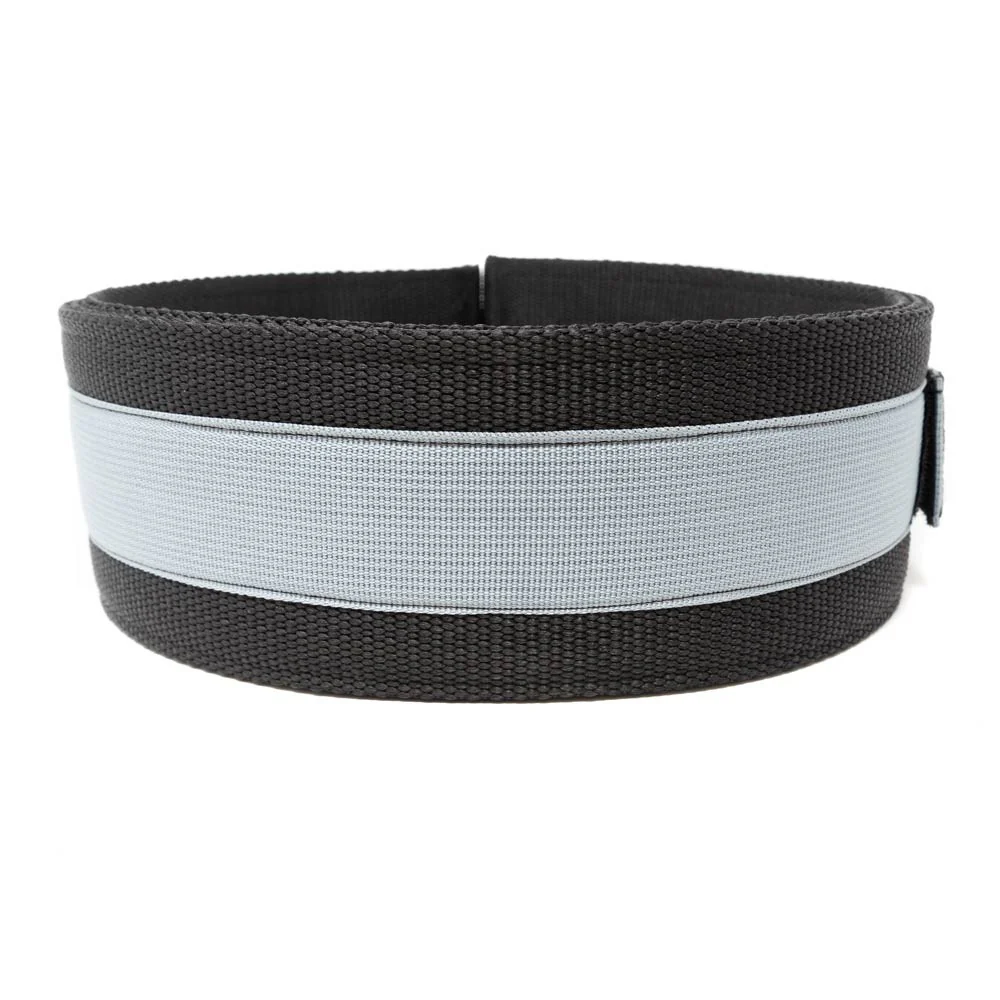 Webbing Deadlift Belt / Back Support Grey/Black - Image 3