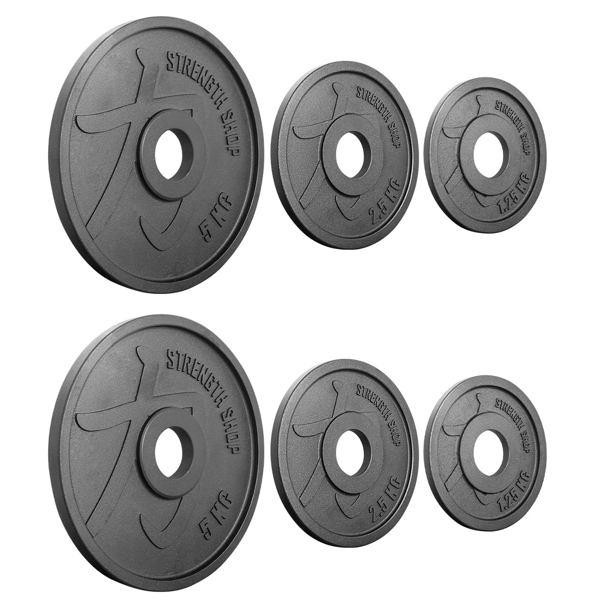 Deep Dish Cast Iron Plates, 1.25kg-25kg & Sets - Image 17