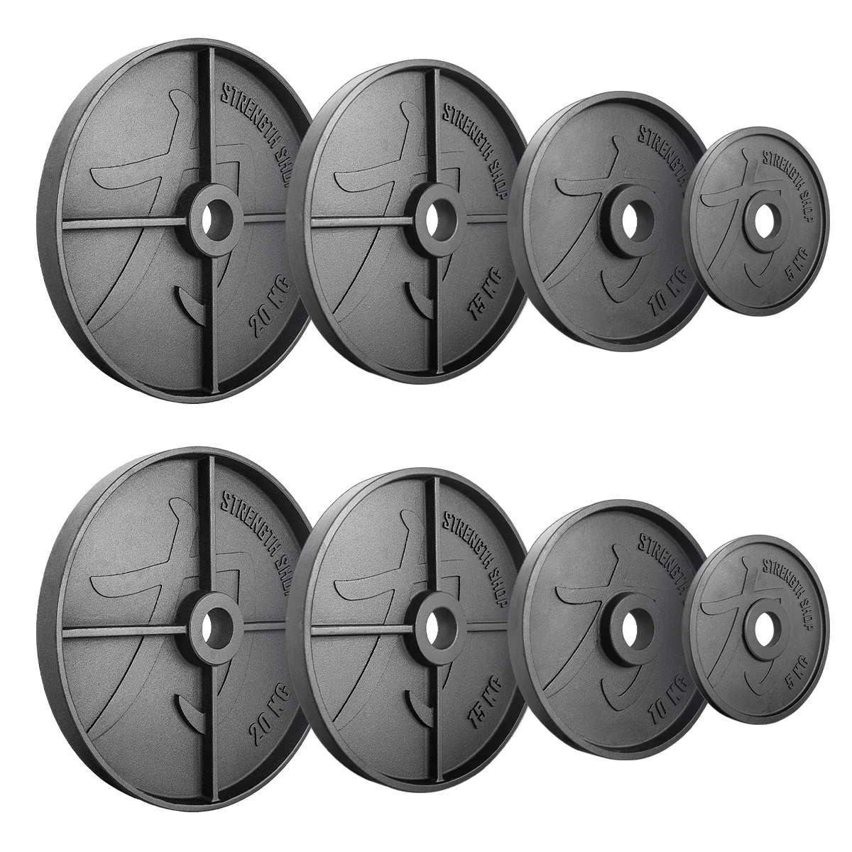 Deep Dish Cast Iron Plates, 1.25kg-25kg & Sets - Image 19