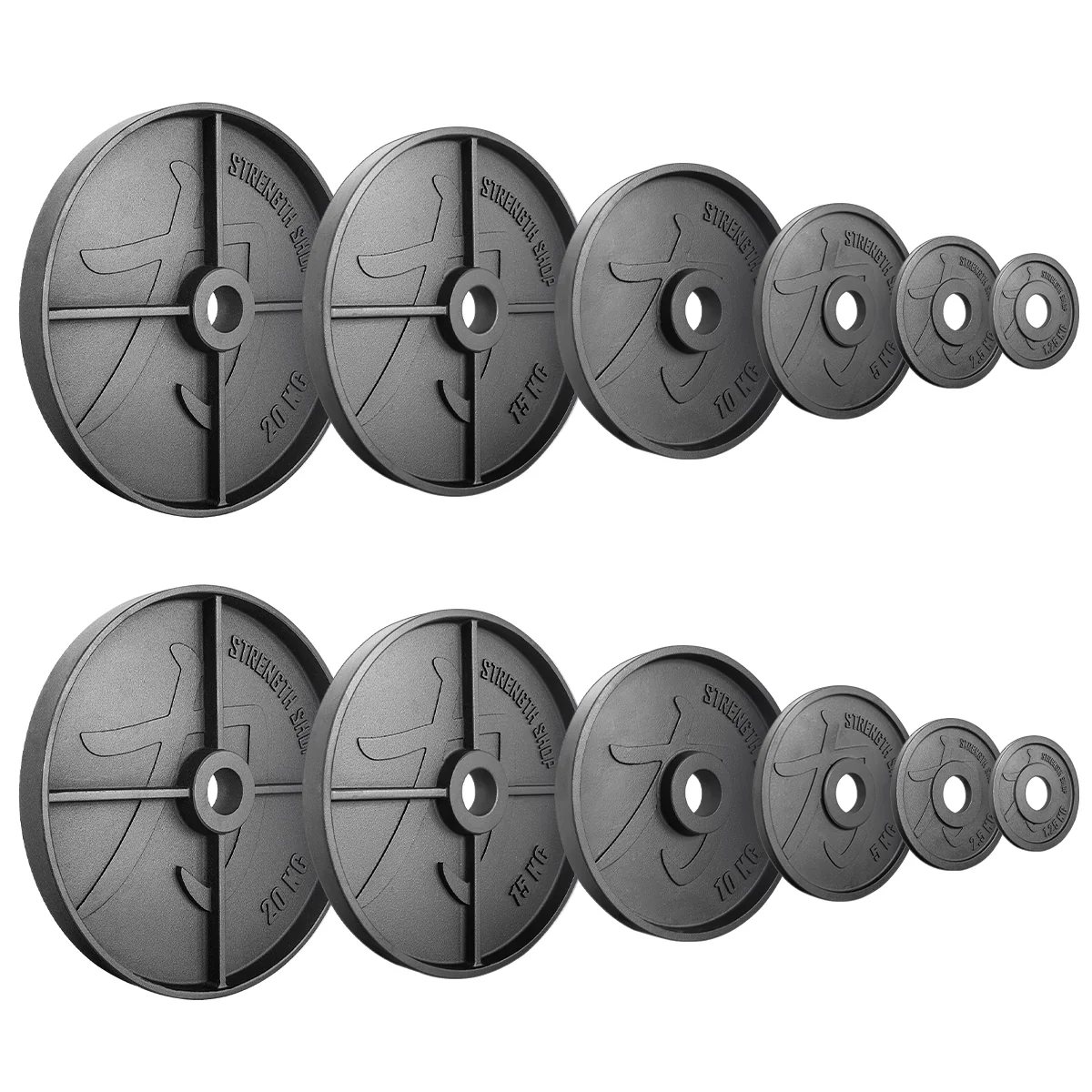 Deep Dish Cast Iron Plates, 1.25kg-25kg & Sets - Image 20