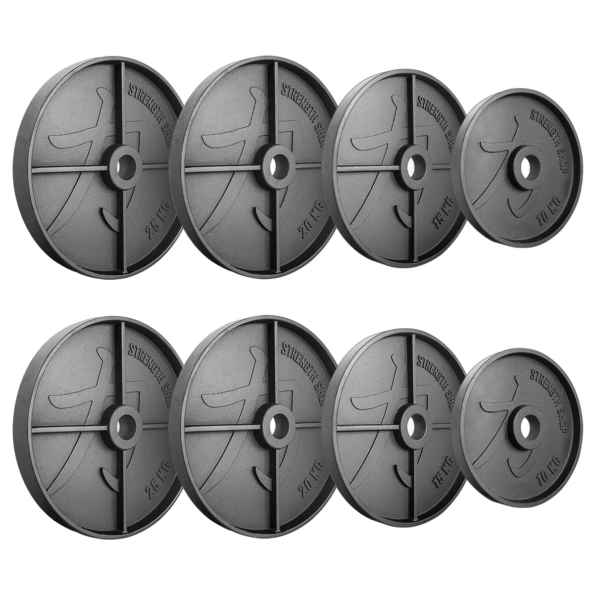 Deep Dish Cast Iron Plates, 1.25kg-25kg & Sets - Image 22