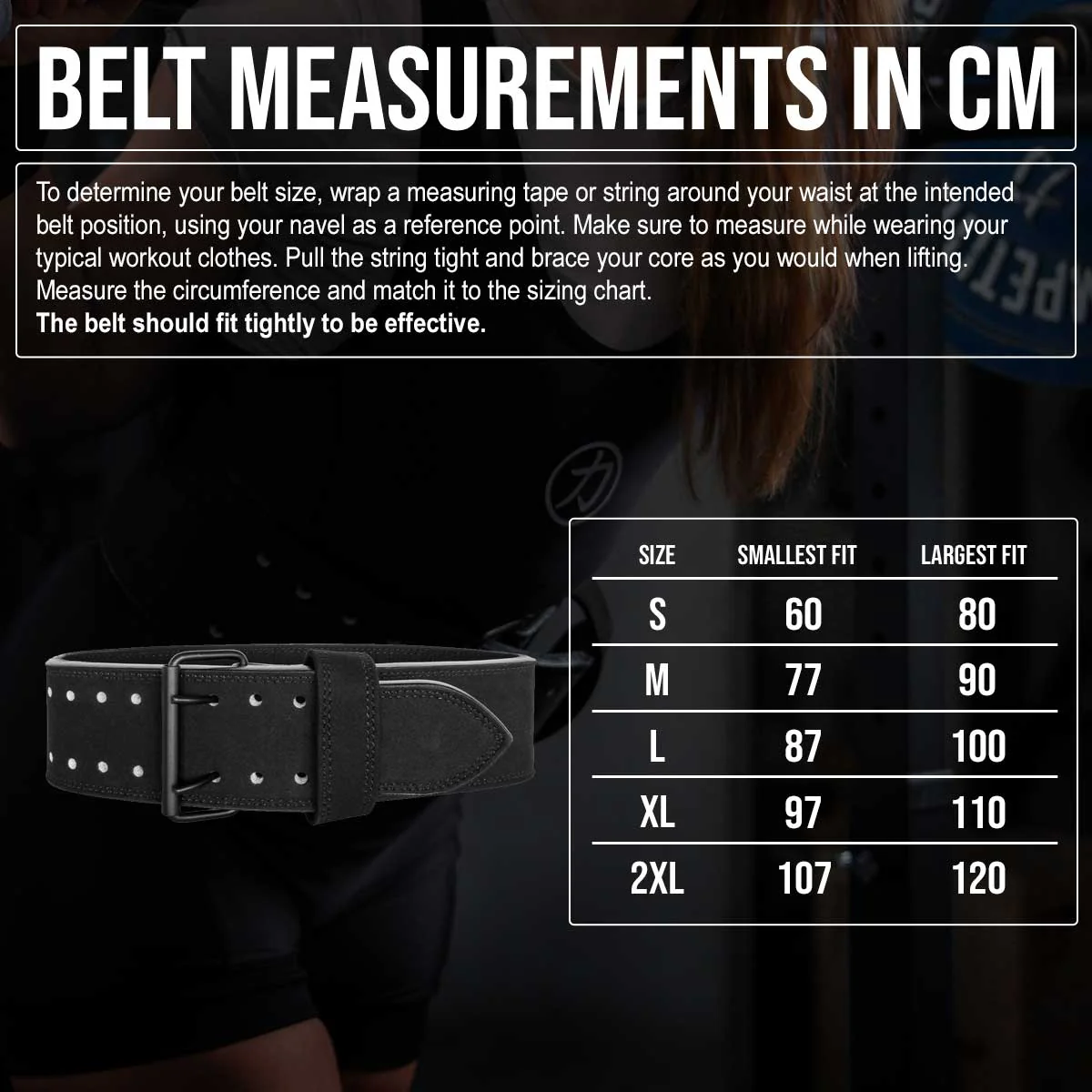 Double Prong Belt, All Black, 10MM - IPF Approved - Image 6