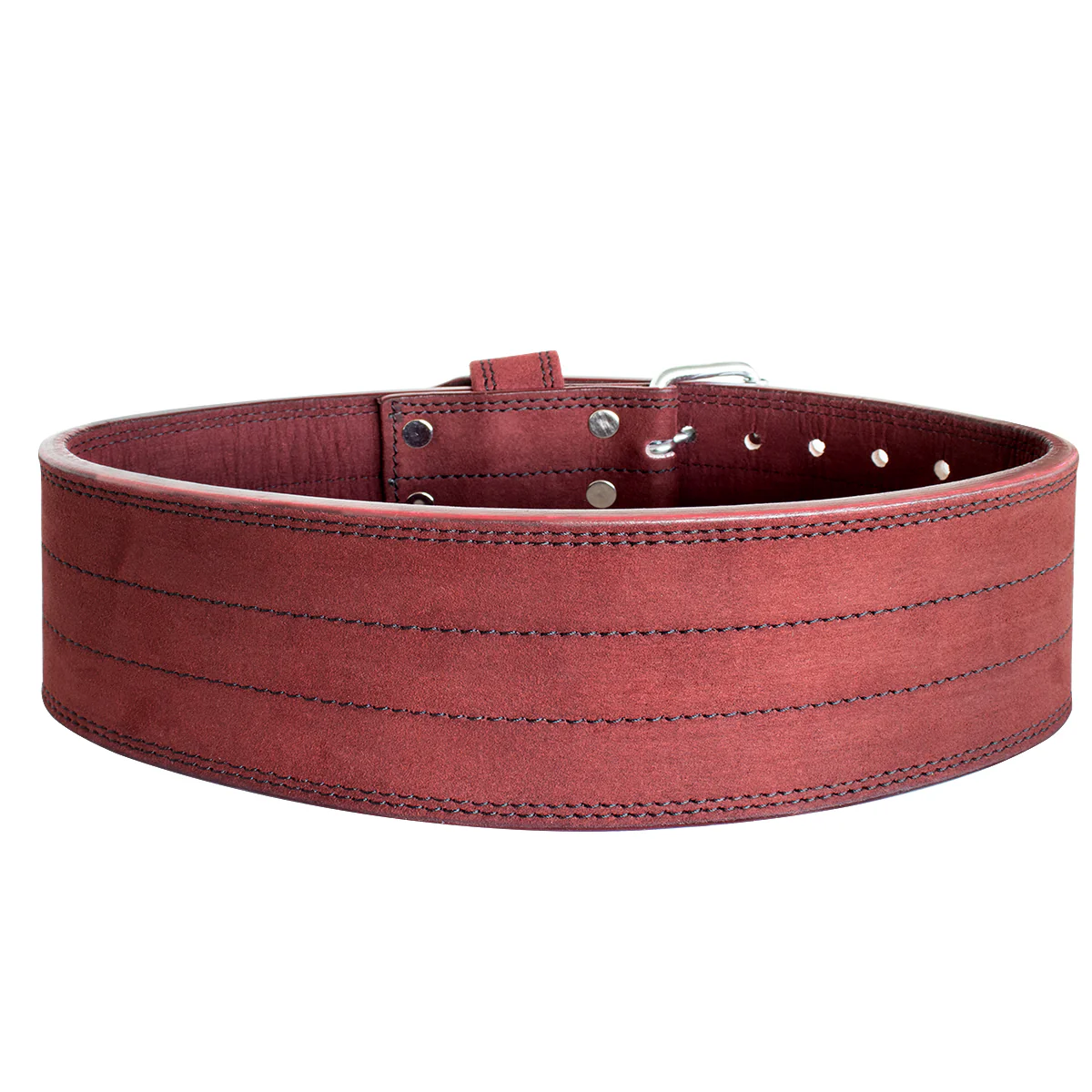 Double Prong Belt, Wine Red Colour, 10MM - IPF Approved - Image 3