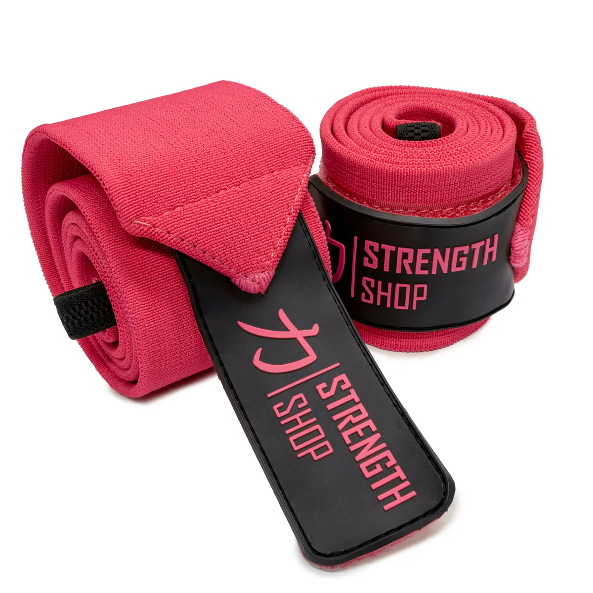 Heavy Wrist Wraps, Pink, IPF Approved – 60cm/90cm - Image 2
