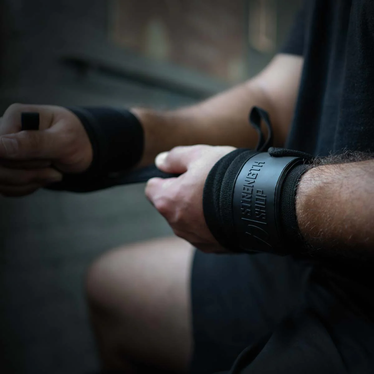 Heavy Wrist Wraps, Stealth, IPF Approved – 30cm/60cm/90cm - Image 7