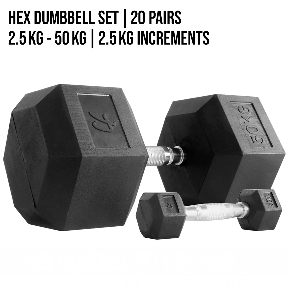 Hex Dumbbell Sets – Various Options - Image 4