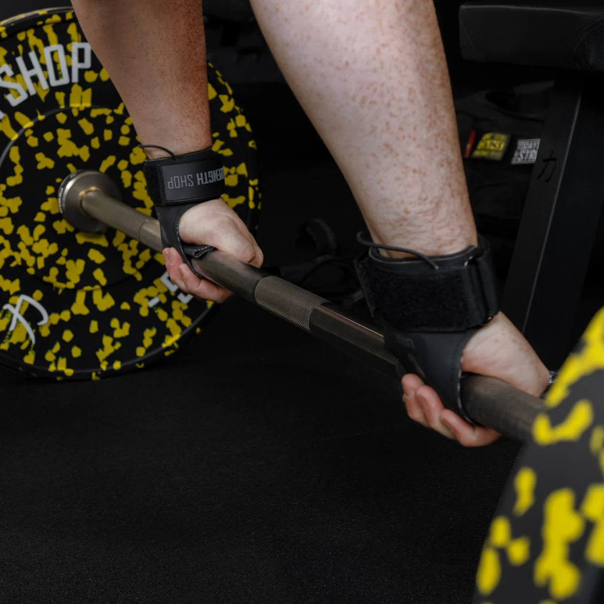 Kevlar Lifting Grips, Black - Image 3