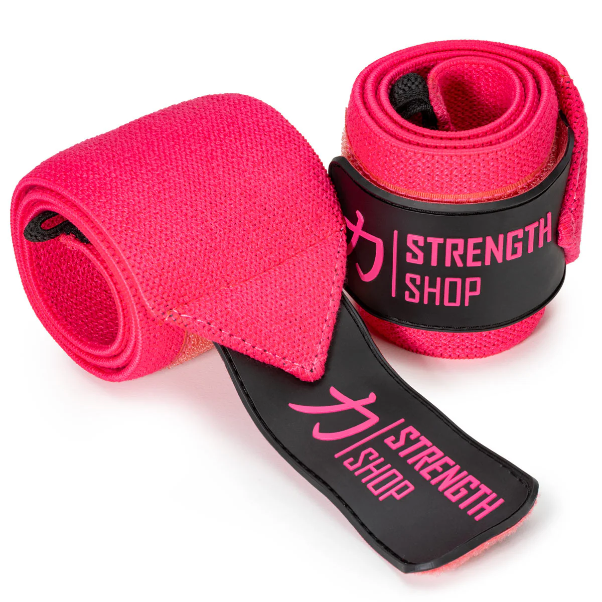 Medium Wrist Wraps, Pink, IPF Approved – 30cm/60cm - Image 2