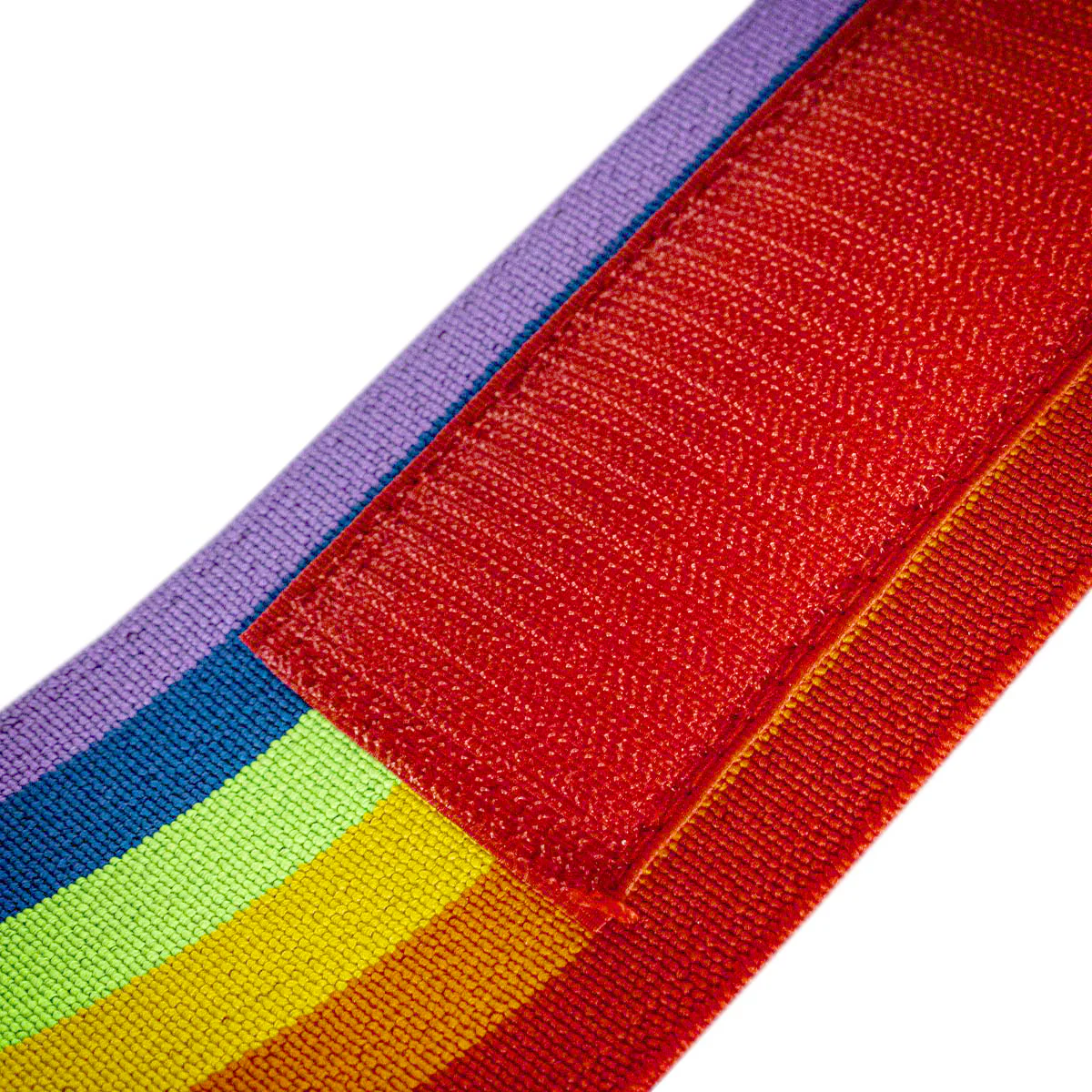Medium Wrist Wraps, Rainbow, IPF Approved – 60cm - Image 3