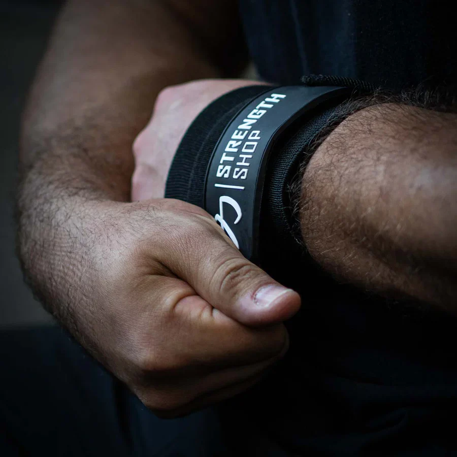 Black Wrist Wraps, Light - 30cm/60cm - Image 11