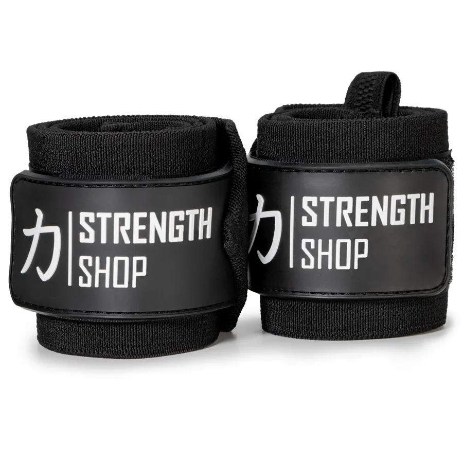 Black Wrist Wraps, Light - 30cm/60cm - Image 3