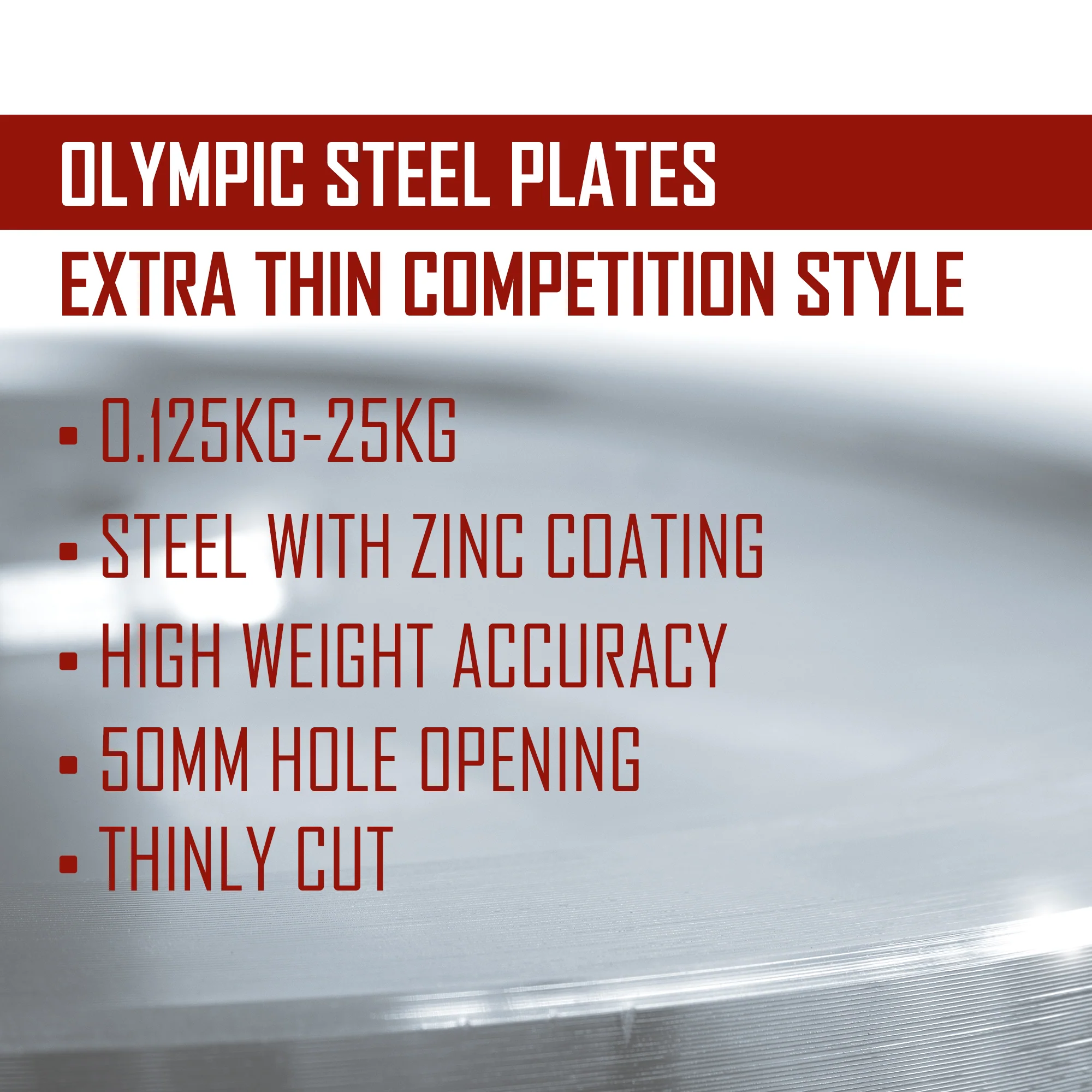 Powerlifting Steel Plates - Extra Thin - Image 15