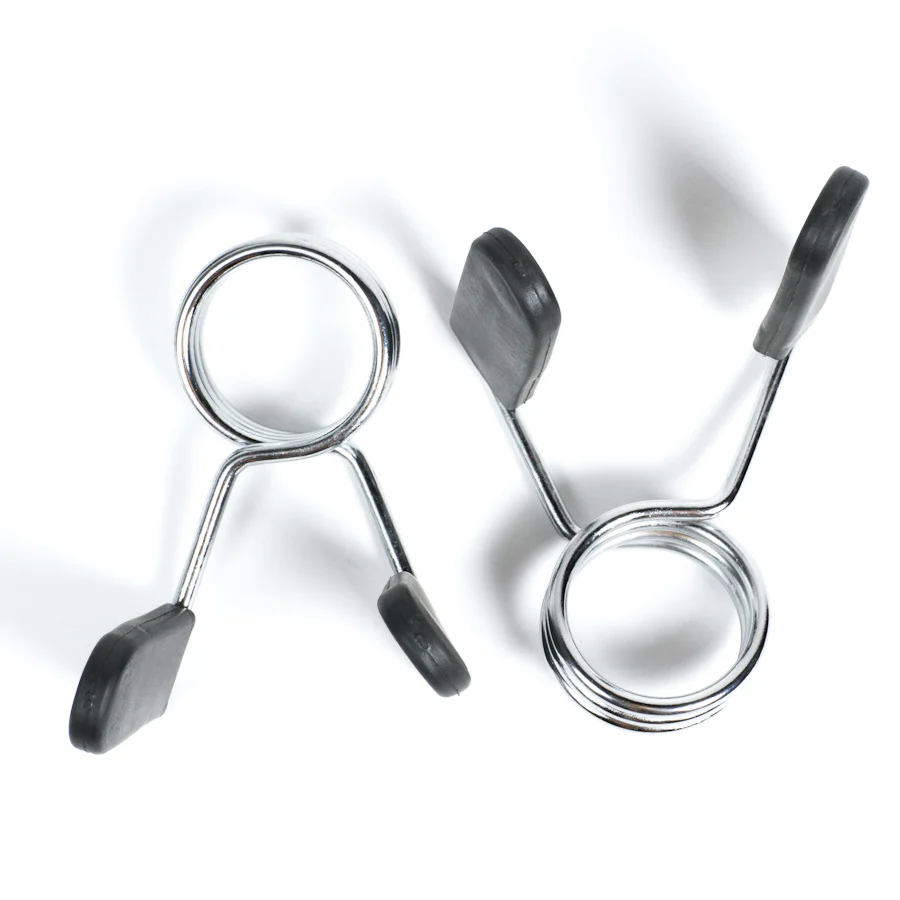 Olympic Spring Collars, With Rubber Coated Handles - 1 Pair