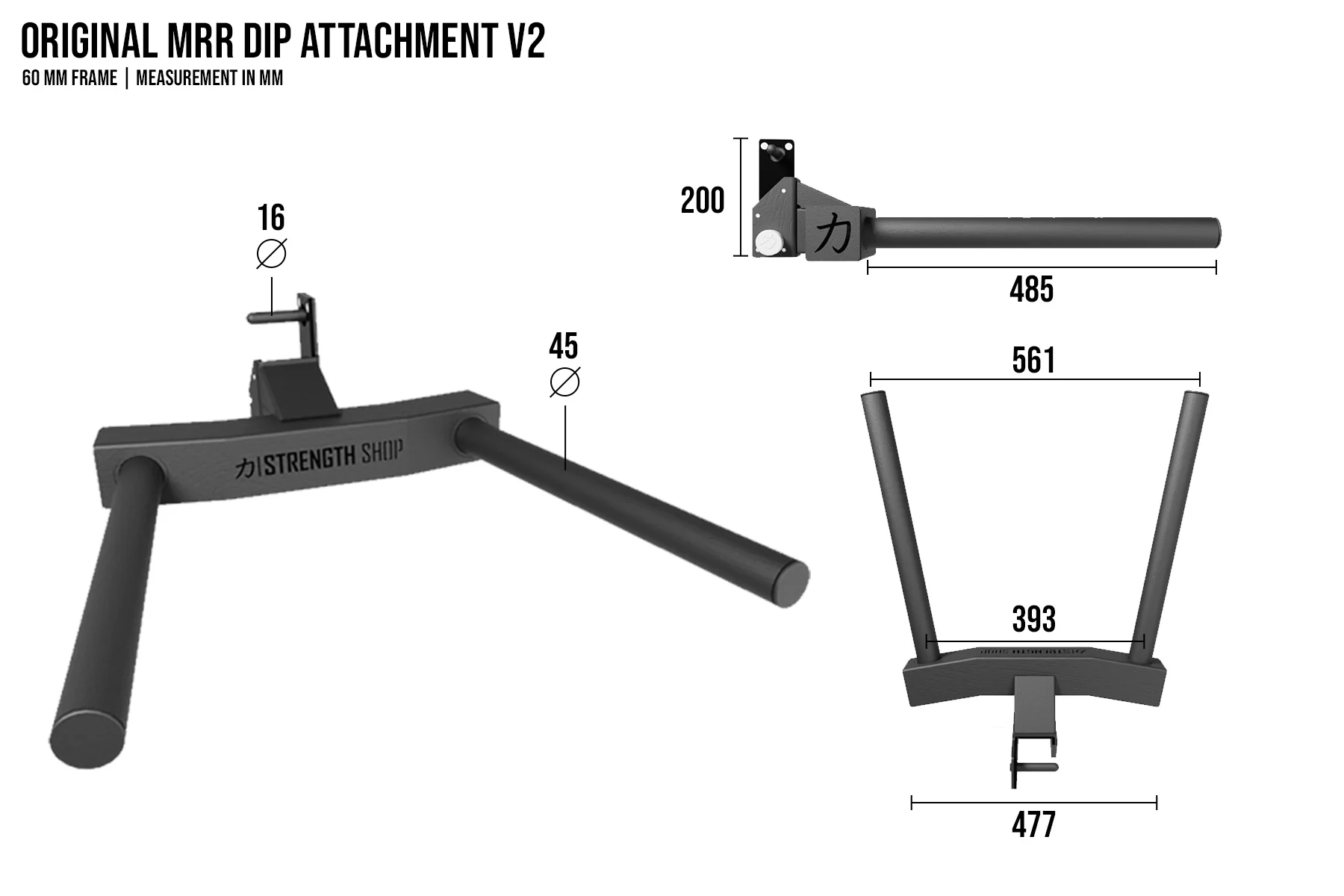 Original V2 MRR 60 I Dip Horn - Image 3
