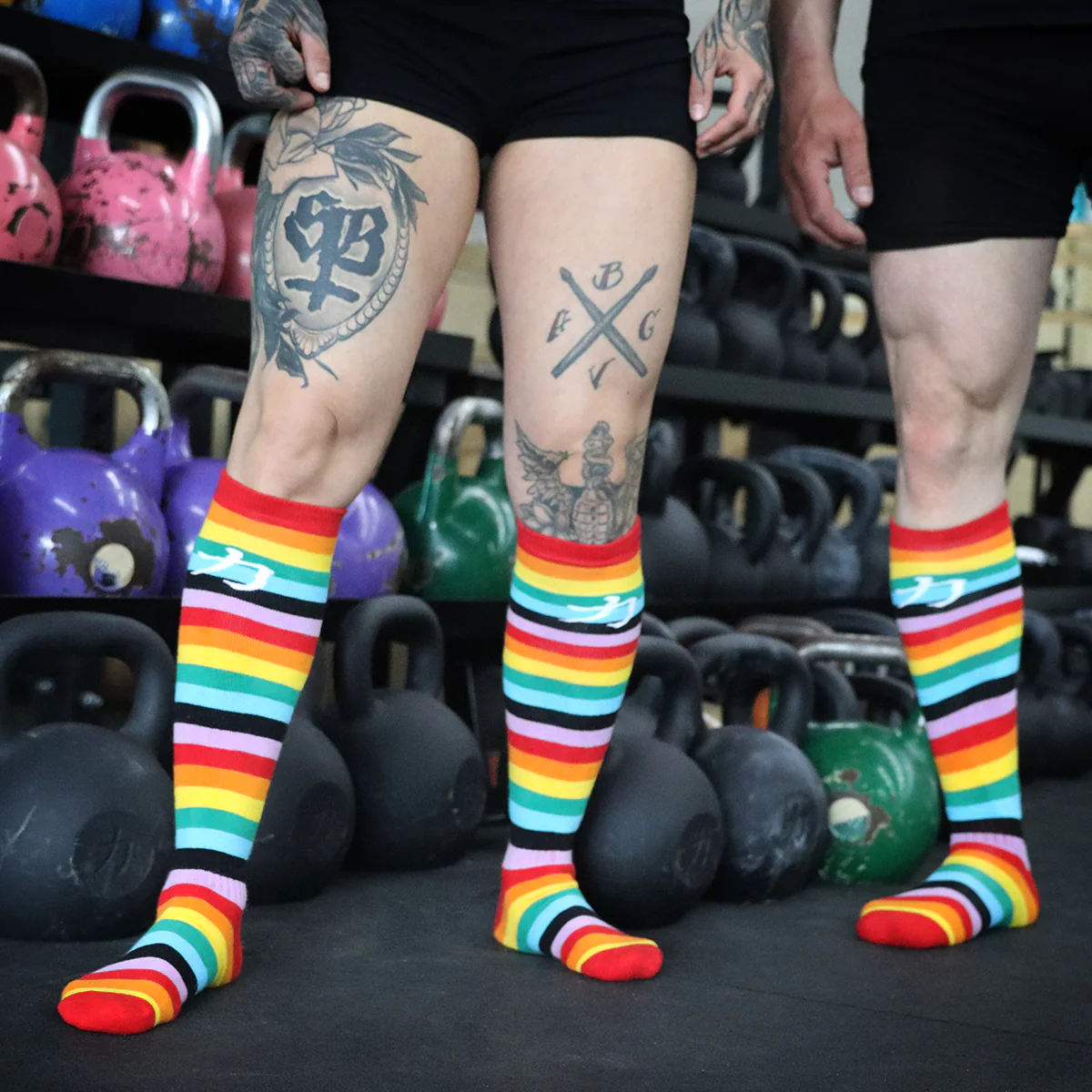 Rainbow Deadlift / Weightlifting Socks - Image 3
