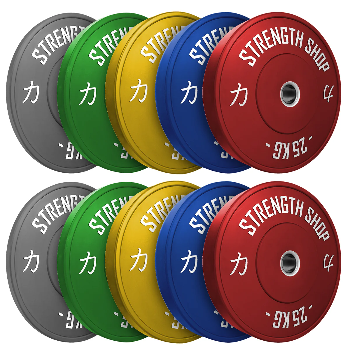 Riot Bumper Plates 2.0 – Coloured, 5kg-25kg or 150kg Set - Image 6