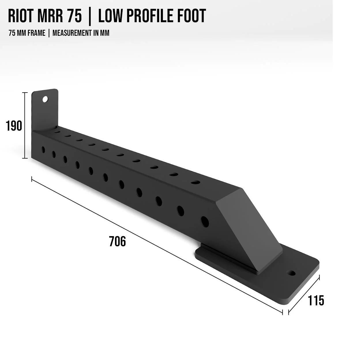 Riot MRR 75 | Low Profile Foot - Image 3