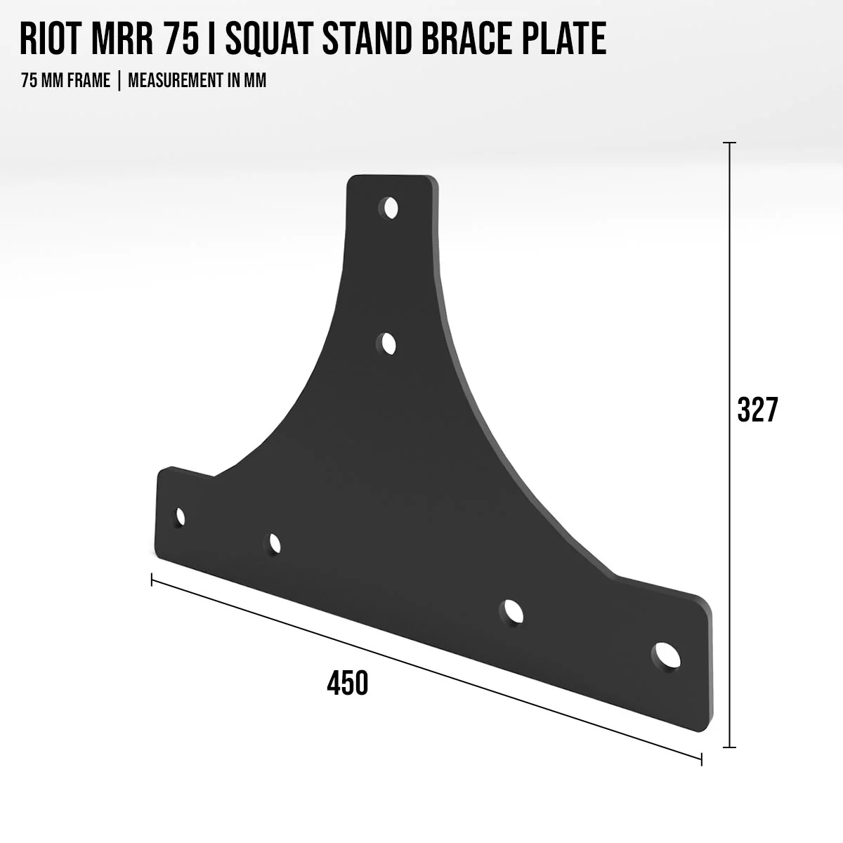 Riot MRR 75 I Squat Stand Brace Plate - Image 3