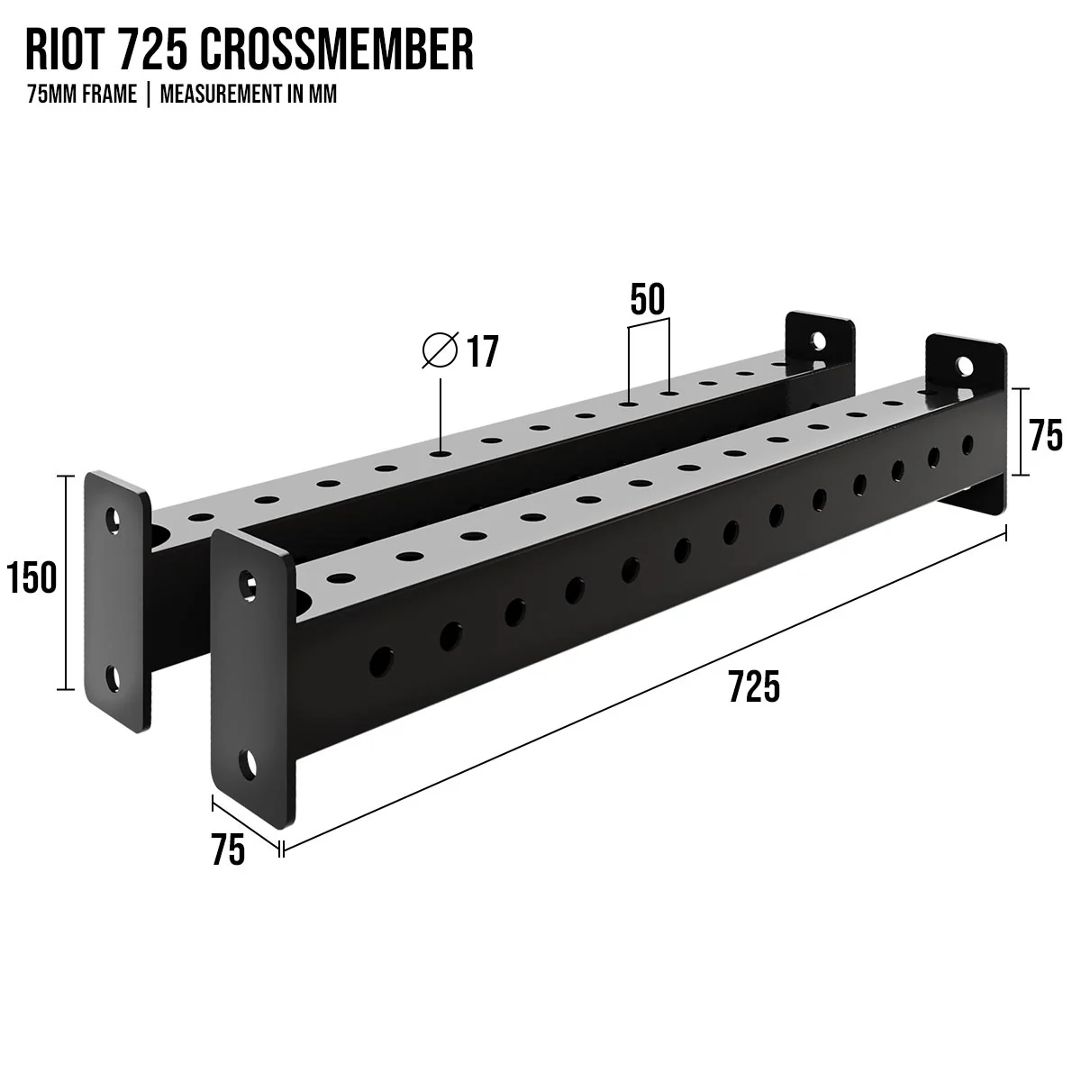 Riot MRR 75 | Crossmembers - Image 6
